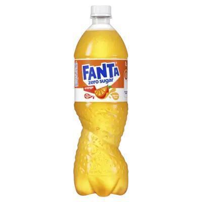Fanta Orange zero (Fles, 1L)