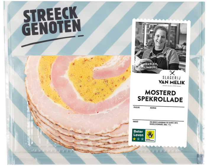 Streeckgenoten Mosterd spekrollade (120g)