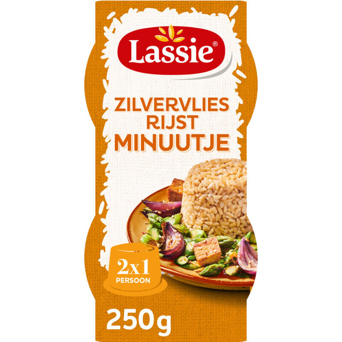 Zilvervliesrijst (2 x bak) (250g)