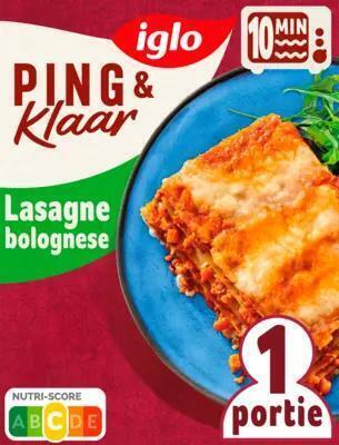 Ping en klaar lasagne bolognese (350g)