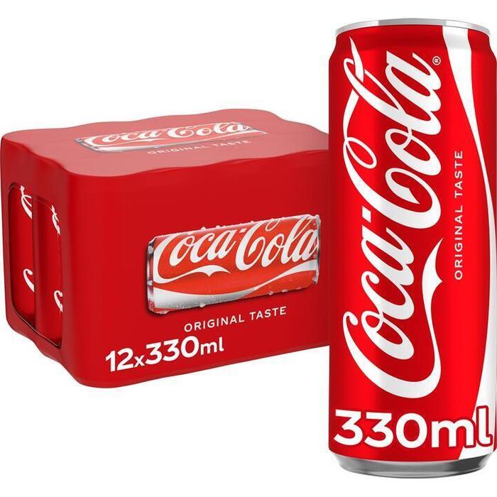 Coca-Cola Original Taste 12 x 330 ml (blik, 12 × 33cl)
