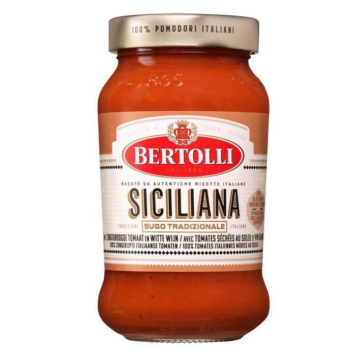 Bertolli Pastasaus Siciliana met Zongedroogde Tomaat 400g
