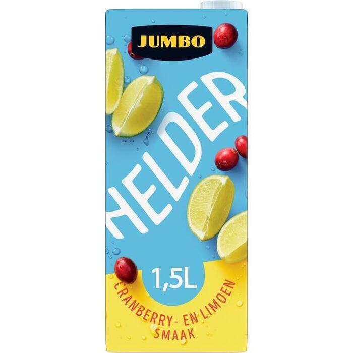 Jumbo Helder Cranberry- en Limoen Smaak Drank 1,5 L (1.5L)