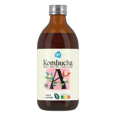 AH Kombucha aardbei blauwe bes cranberry (33cl)