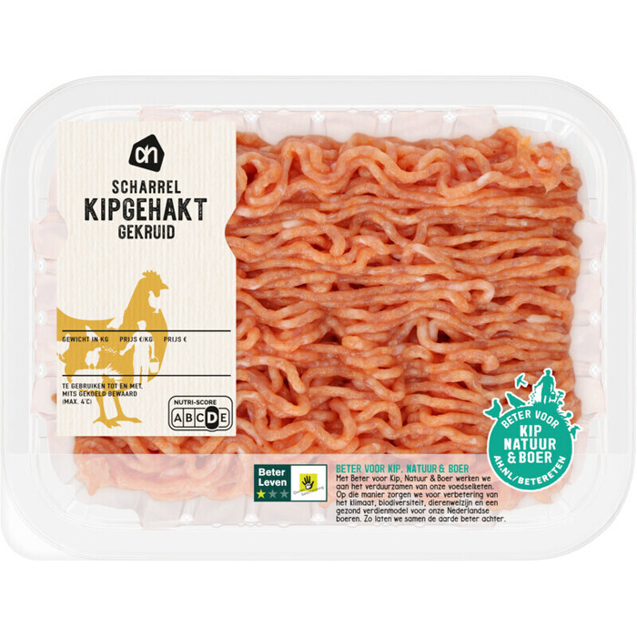 AH Scharrel kipgehakt gekruid (300g)