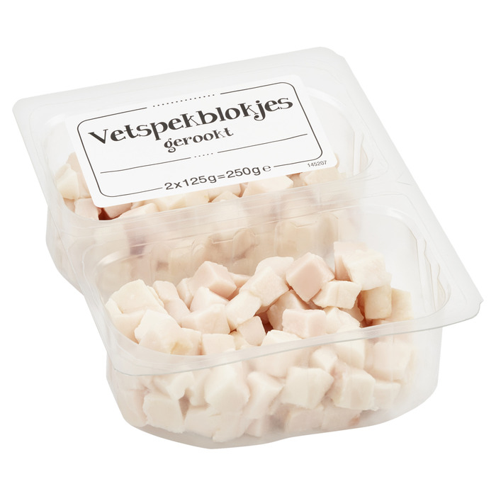 Vetspek Blokjes 250 g (2 × 125g)