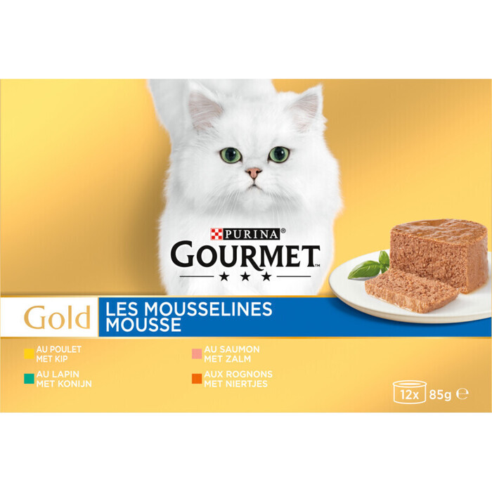 Gold fijne mousse (12 × 85g)