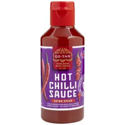 Go-Tan Chilli Sauce extra hot (Fles, 270ml)