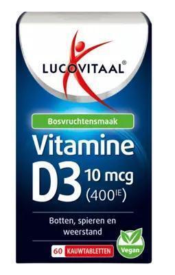 Lucovitaal Vitamine D3 10mcg (60 × 0.48g)