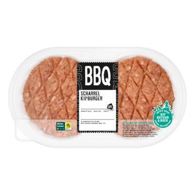AH Scharrel kipburger 4 stuks (4 × 100g)