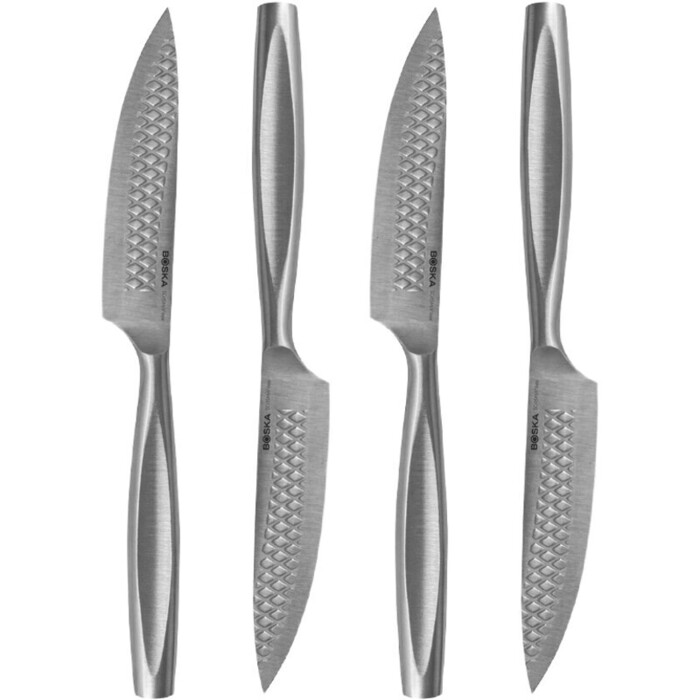 Boska Steakmessenset Monaco set 4 zilver