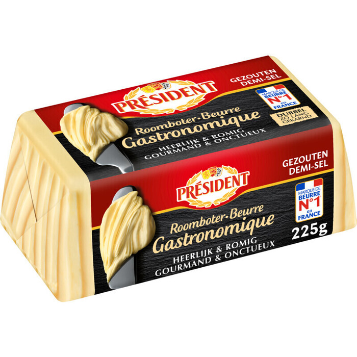 Président Roomboter gezouten (225g)