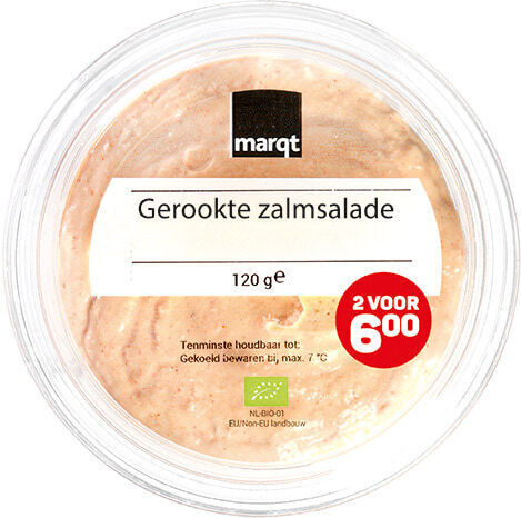Gerookte zalmsalade (120g)