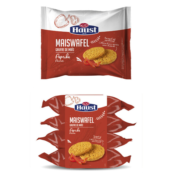 Haust Maïswafels paprika (104g)