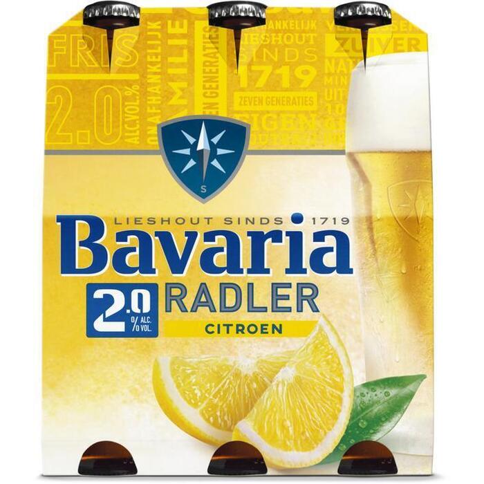 Bavaria Radler lemon fles 6 x 30 cl (rol, 6 × 30cl)