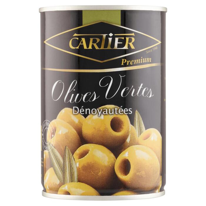 Cartier Groene olijven zonder pit (Blik, 400g)