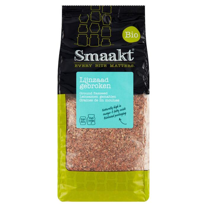 Biologisch Lijnzaad Gebroken (Zak, 500g)