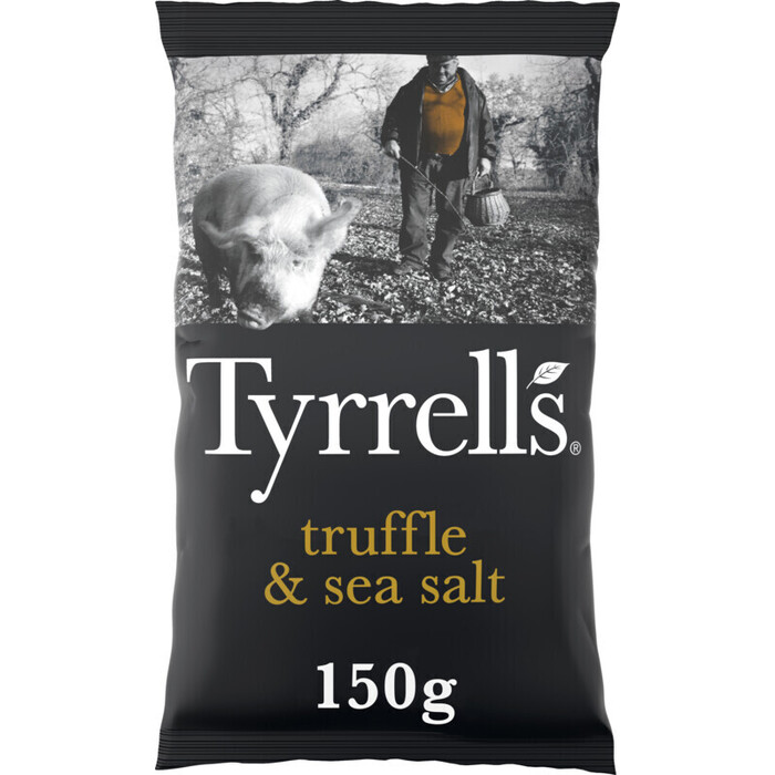 Tyrrells Chips Black truffle & sea salt (Zak, 150g)
