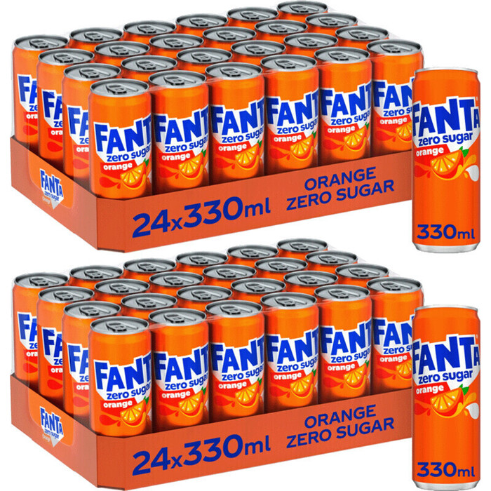 Fanta Orange Zero Sugar 24-pack
