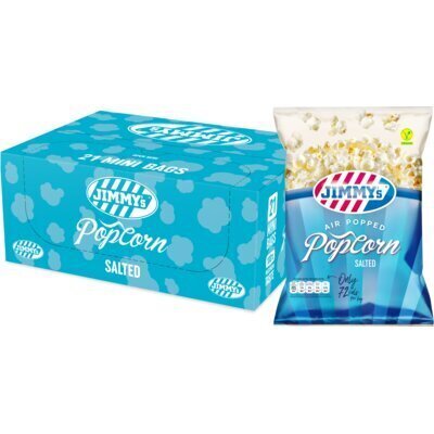 Jimmy's Popcorn salted portie (21 × 17g)