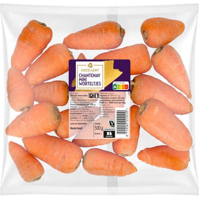 AH Excellent Chantenay mini worteltjes (500g)