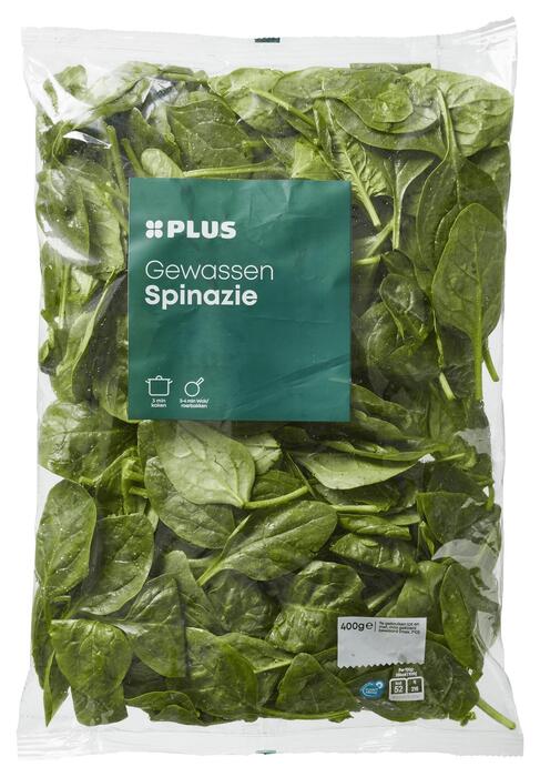 Spinazie gewassen (Zak, 400g)