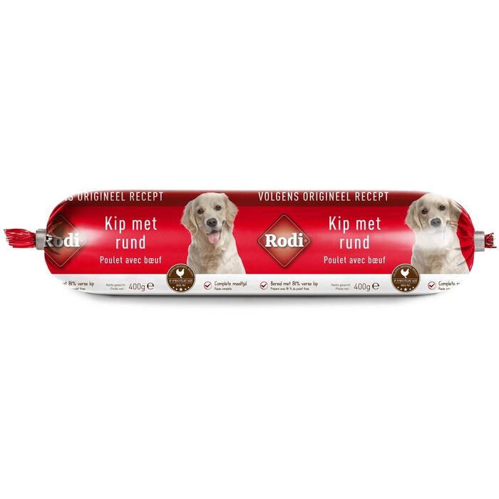 Rodi Hondenworst kip en rund (400g)