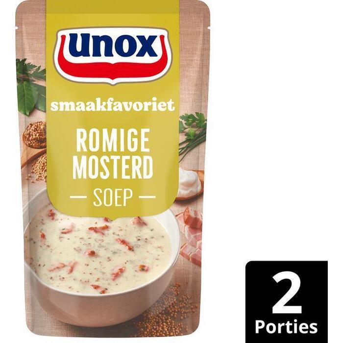 Unox romige mosterdsoep (Zak, 0.57L)