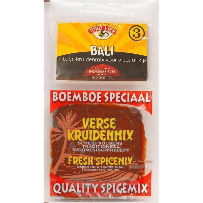 Kruidenmix voor Bali (zak, 100g)