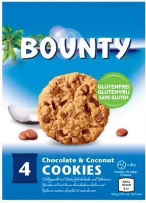 Bounty Chocolate & coconut cookies gluten free (120g)