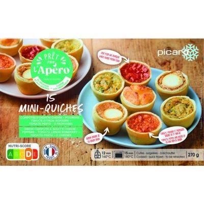 Picard 15 mini-quiches (270g)