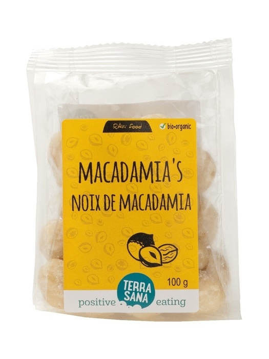 RAW Macadamianoten TerraSana 100g (100g)