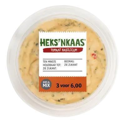 Heks'nkaas Tomaat basilicum (115g)