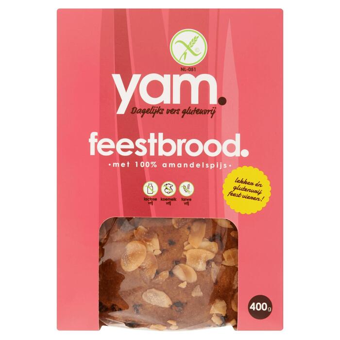 Yam Feestbrood 400g (Doos, 400g)