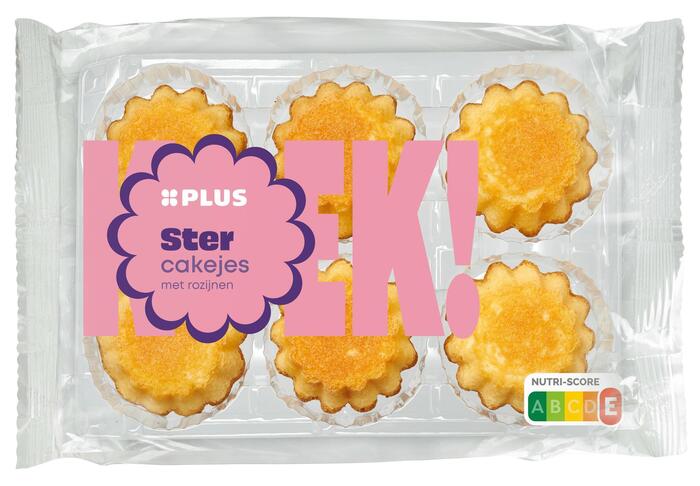 PLUS Stercakejes roomboter 6 stuks (Pak, 210g)