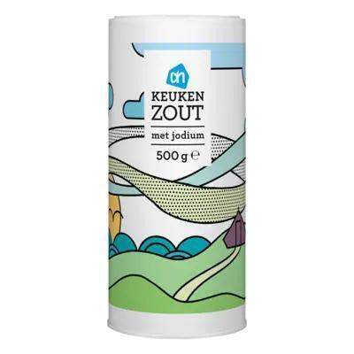 Keukenzout met jodium, bus (500g)