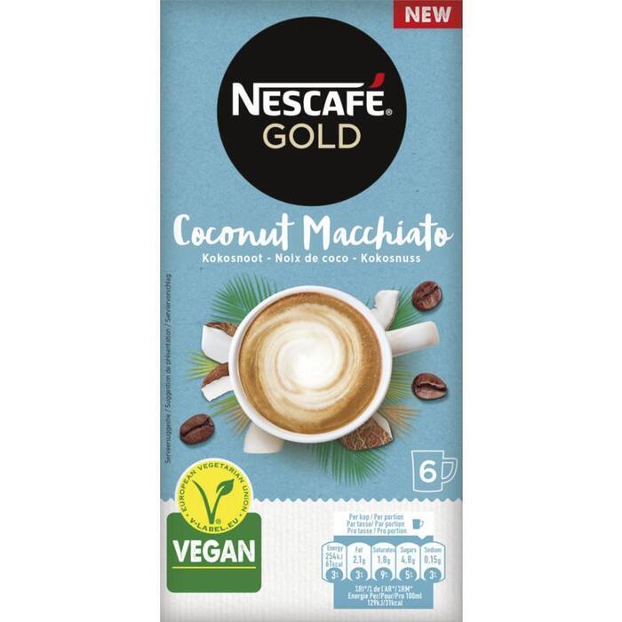 Nescafé Gold Kokosnoot Macchiato 6 x 15g (6 × 15g)