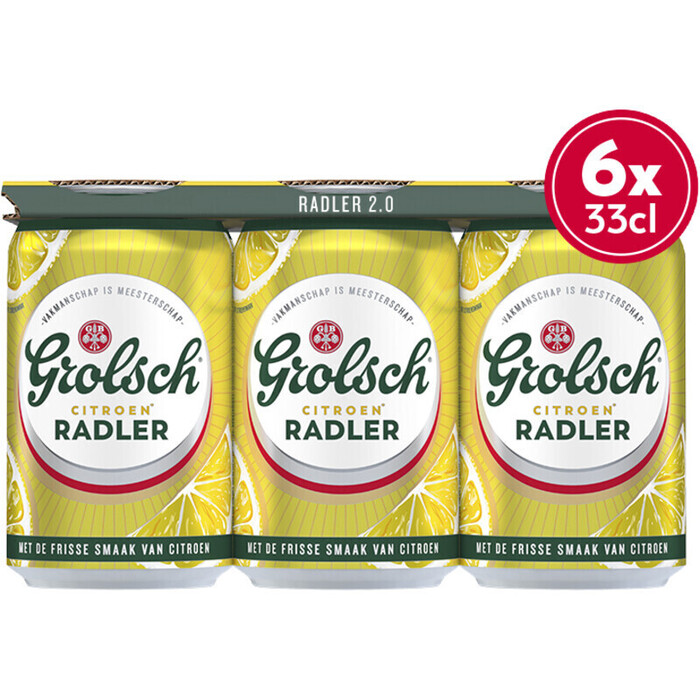 Grolsch Radler citroen 6-pack (6 × 33cl)