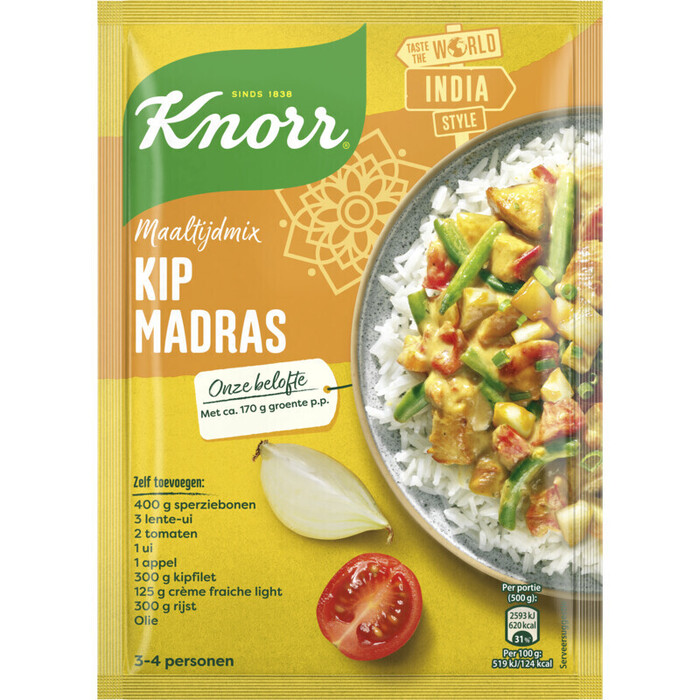 Knorr Maaltijdmix kip madras (80g)