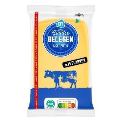 AH Goudse belegen 48+ plakken groot (400g)