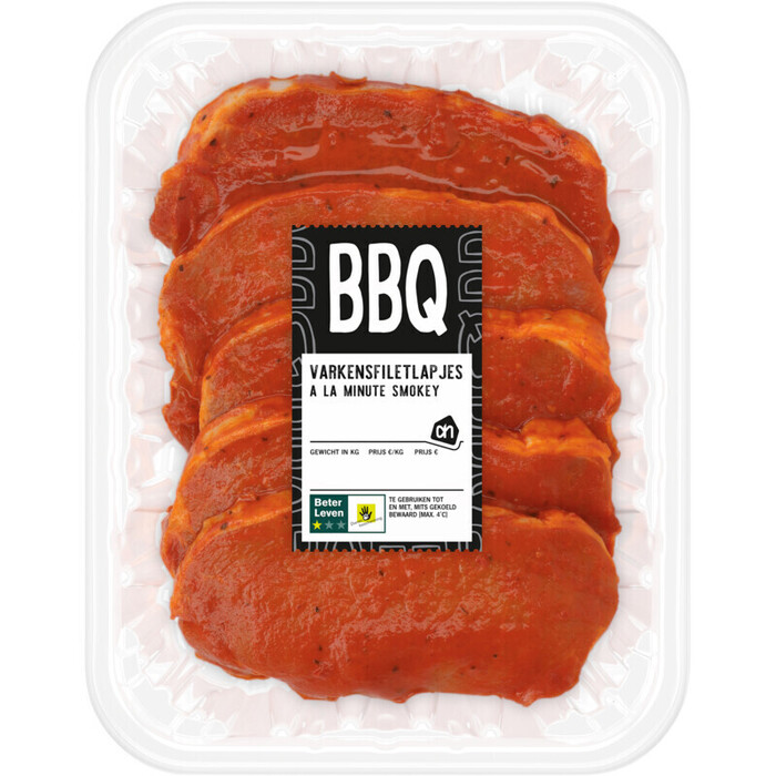 AH BBQ filetlapje à la minute smokey
