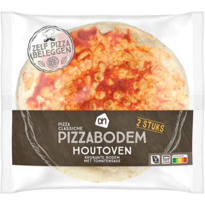 AH Houtoven pizzabodems (500g)