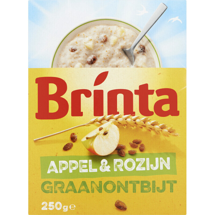 Brinta Graanontbijt appel-rozijn 250g (250g)