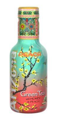 Arizona Green tea peach (Fles, 0.5L)