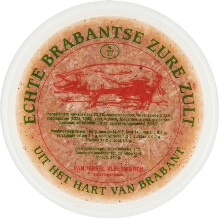 Van Iersel Vleeswaren Echte Brabantse Zure Zult 240 g (Bakje, 240g)