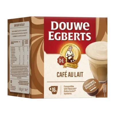 Douwe Egberts Dolce gusto café au lait (16 × 160g)
