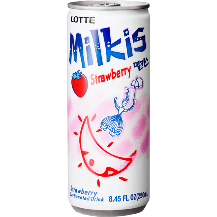 Lotte Milkis strawberry (250ml)