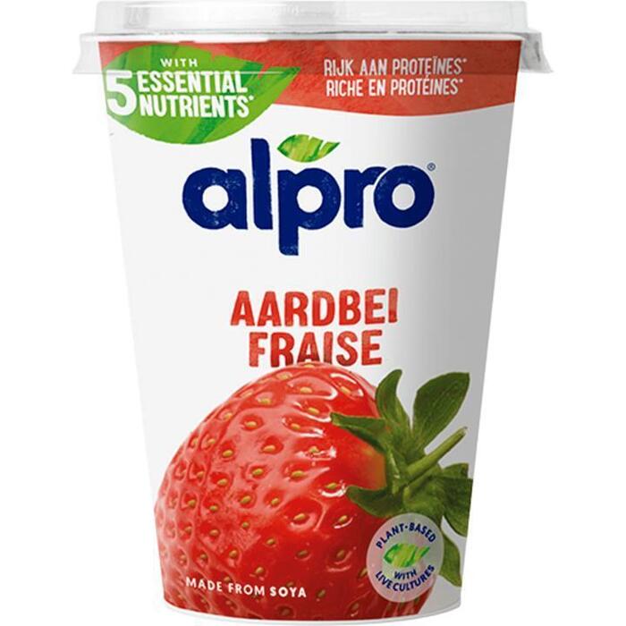 Alpro Plantaardige variatie aardbei (500g)