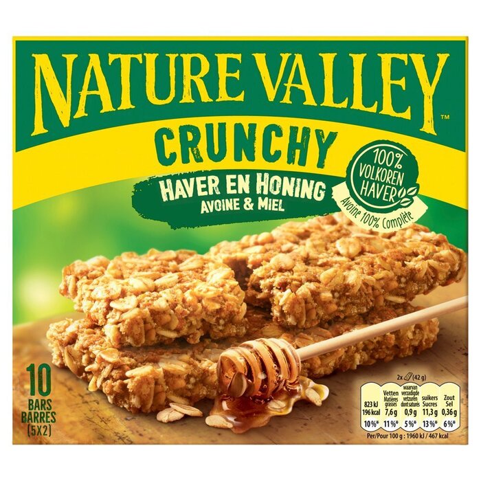 Nature Valley Crunchy haver en honing (Doos, 42g)