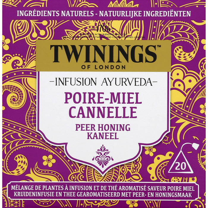 Twinings Infusion Ayurveda Peer Honing Kaneel 20 Builtjes 36 g (36g)